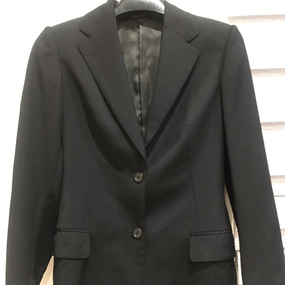 Burberry black suit blazer custom made